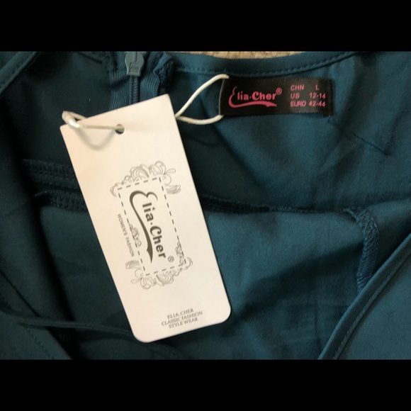 Eliacher Adjustable Spaghetti Straps Summer Sexy Dress 12/14 New with Tags - Picture 8 of 11